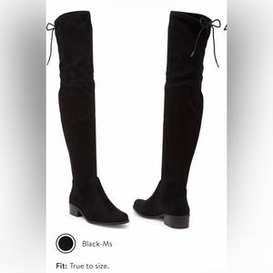 NIB CHARLES by CHARLES DAVID Gammon over-the-knee microsuede boots